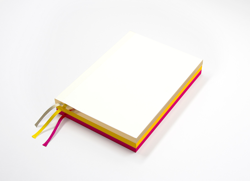 Notizbuch mit Farbschnitt