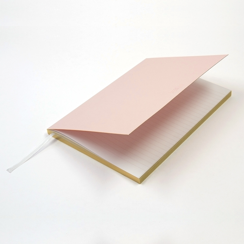 Notizbuch mit Farbschnitt Gold