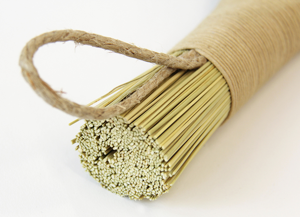 Handbesen aus Sorghum-Hirse