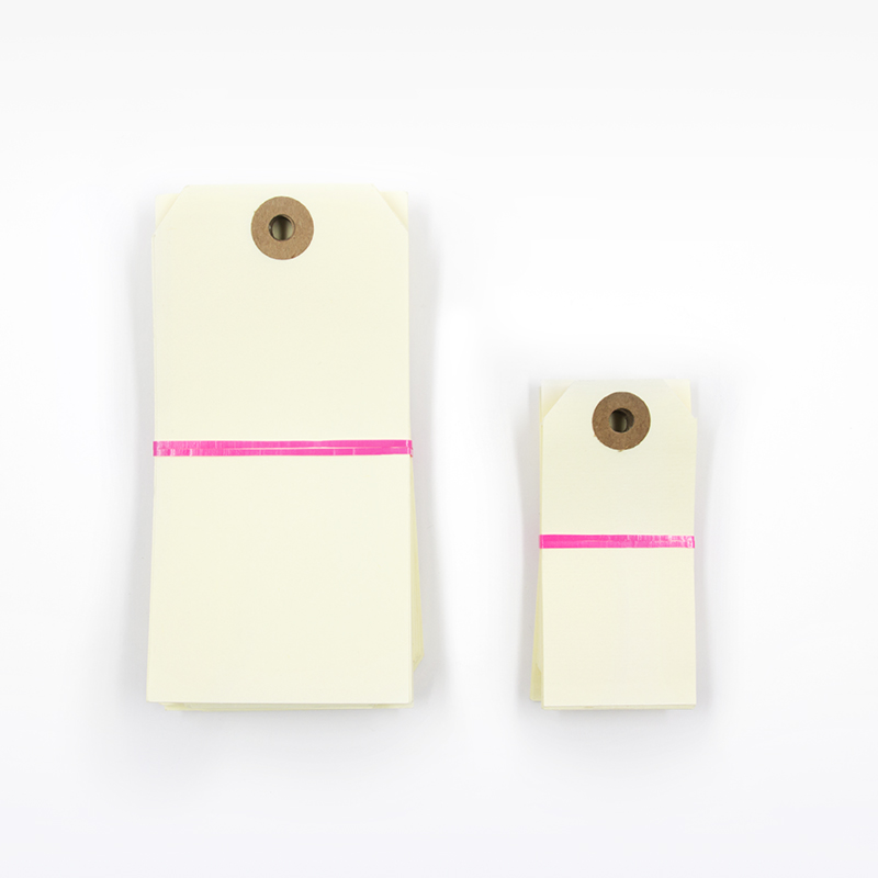 Hänge-Etiketten in zwei Grössen