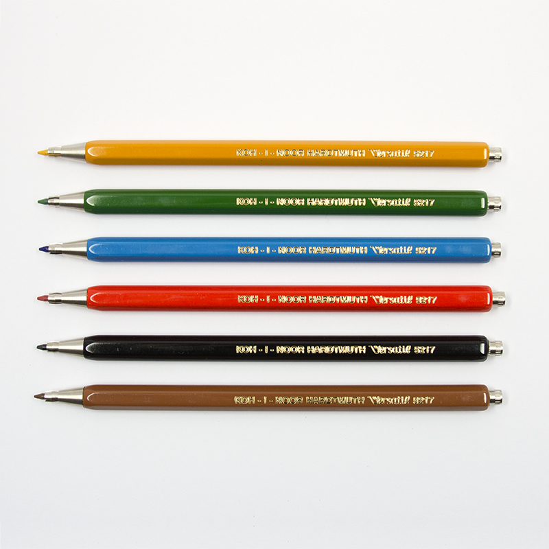 Farbstift-Set mit Fallminen-Mechanik