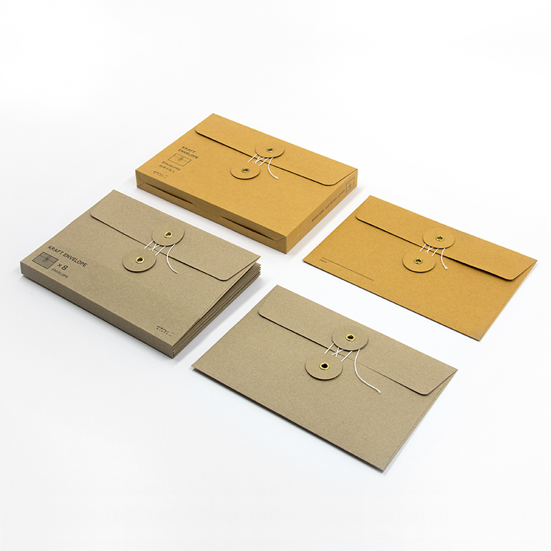 Couvert-Set im Format C6 mit Schnurverschluss