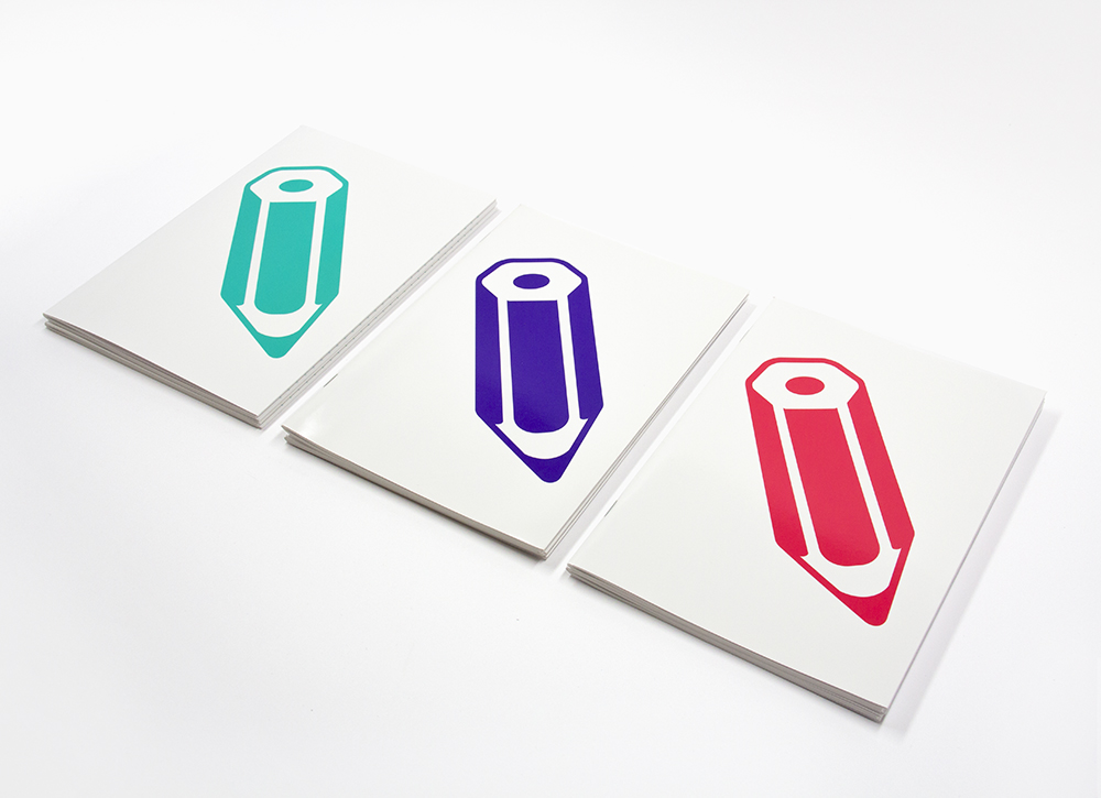 Notizheft mit uv-lackiertem Umschlag
