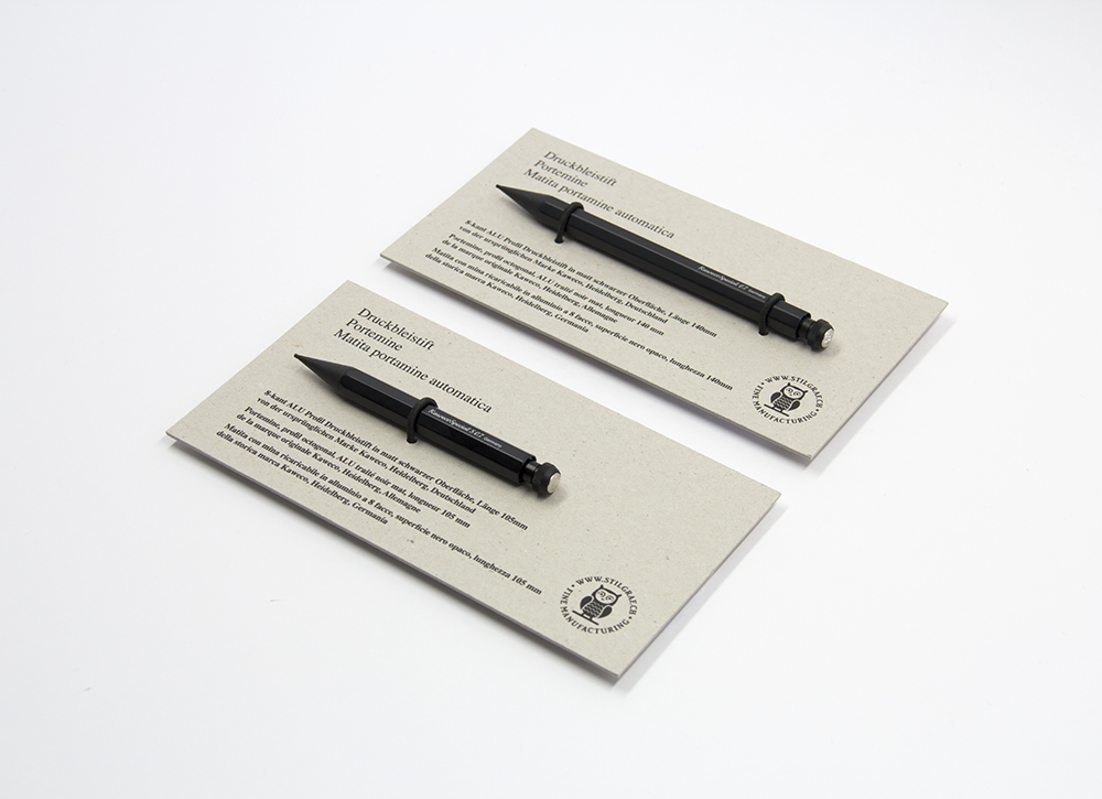 Druckbleistift, matt beschichtet, 8-kantig