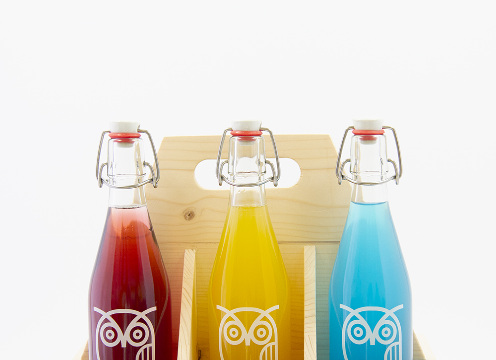 Getränkehalter aus Schweizer Fichtenholz