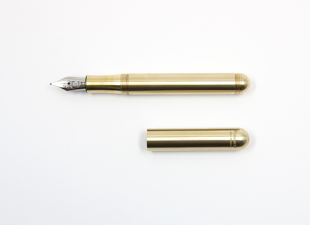 Füllfederhalter aus massivem Messing
