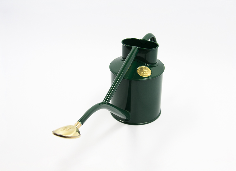 Zimmergiesskanne mit Brausekopf aus Messing