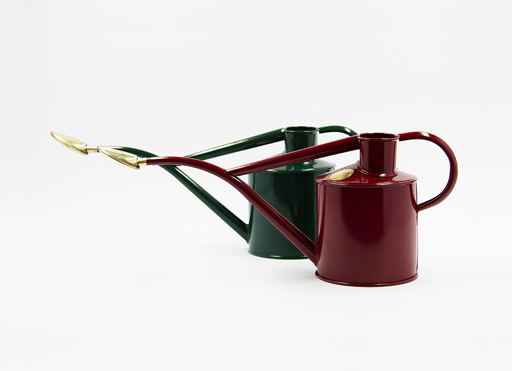 Zimmergiesskanne mit Brausekopf aus Messing