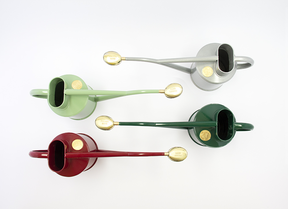 Zimmergiesskanne mit Brausekopf aus Messing