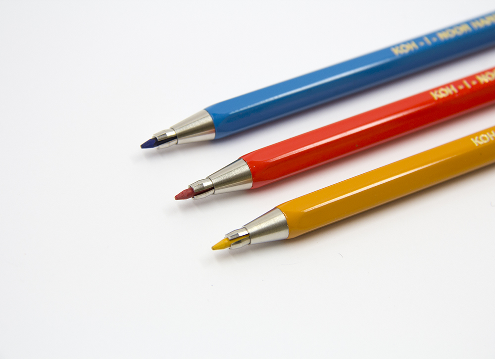 Farbstift-Set mit Fallminen-Mechanik