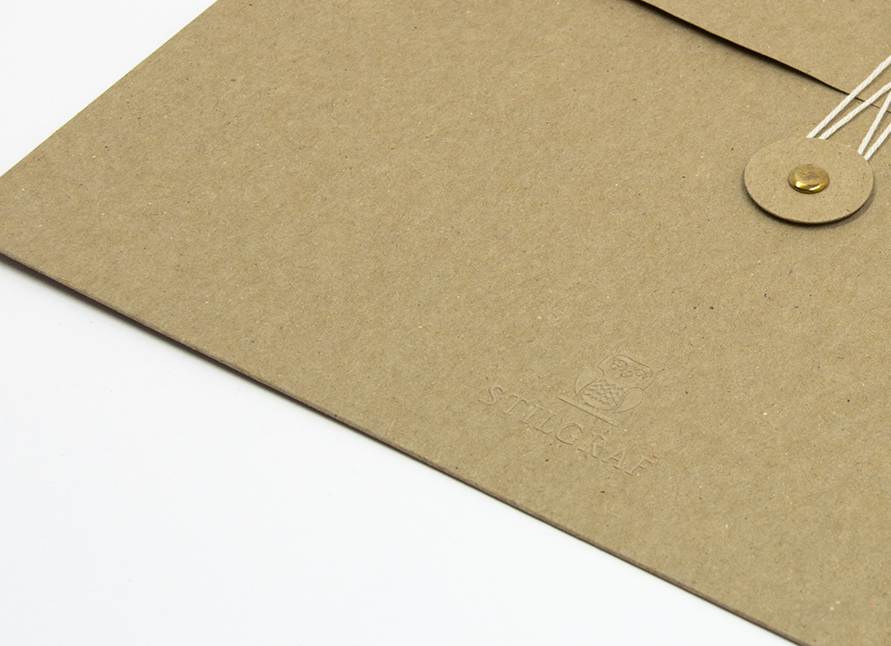 Kraft-Couverts mit Schnurverschluss