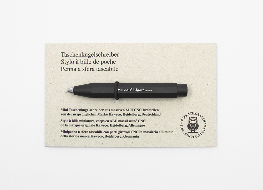 Taschenkugelschreiber matt veredelt 