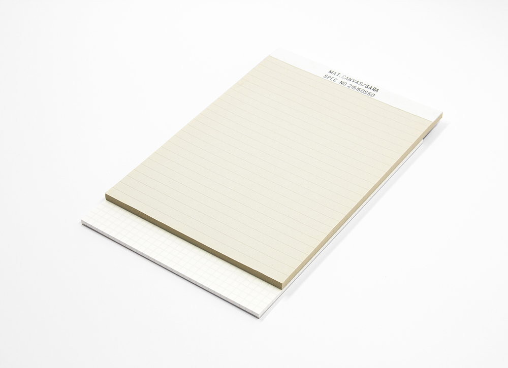 Notizblock, liniert oder kariert