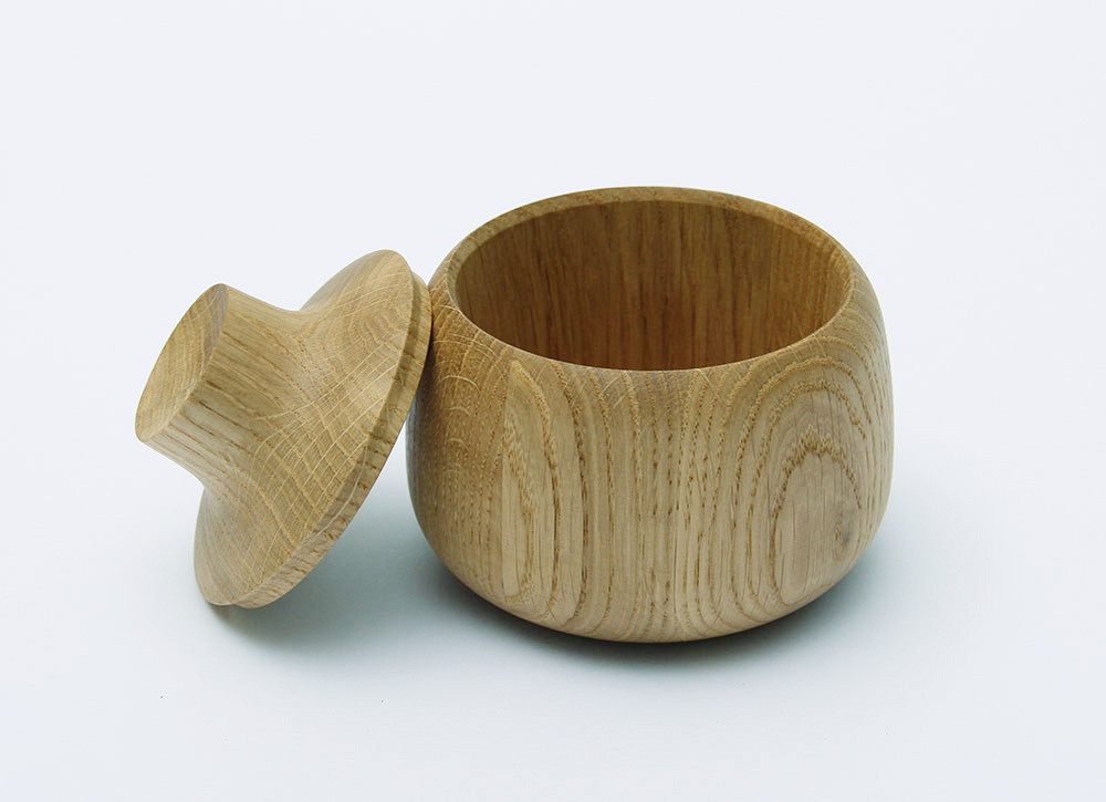 Gewürzschale aus schönen Hölzern