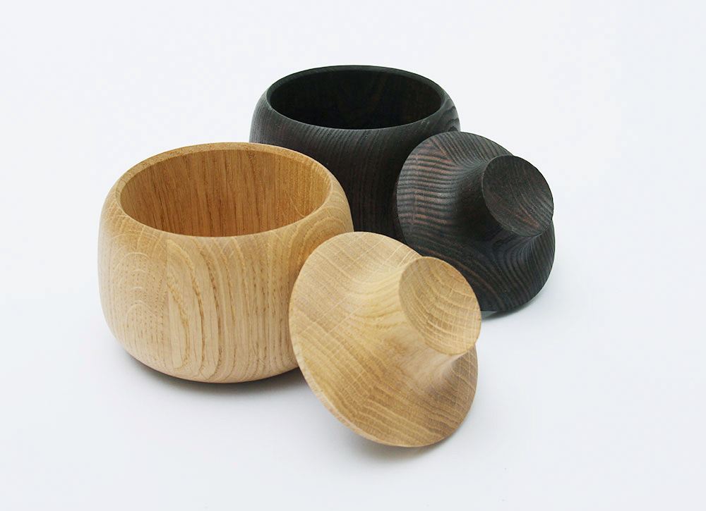 Gewürzschale aus schönen Hölzern