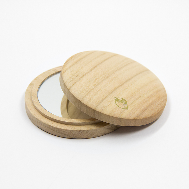 Taschenspiegel aus Schweizer Chriesi-Holz