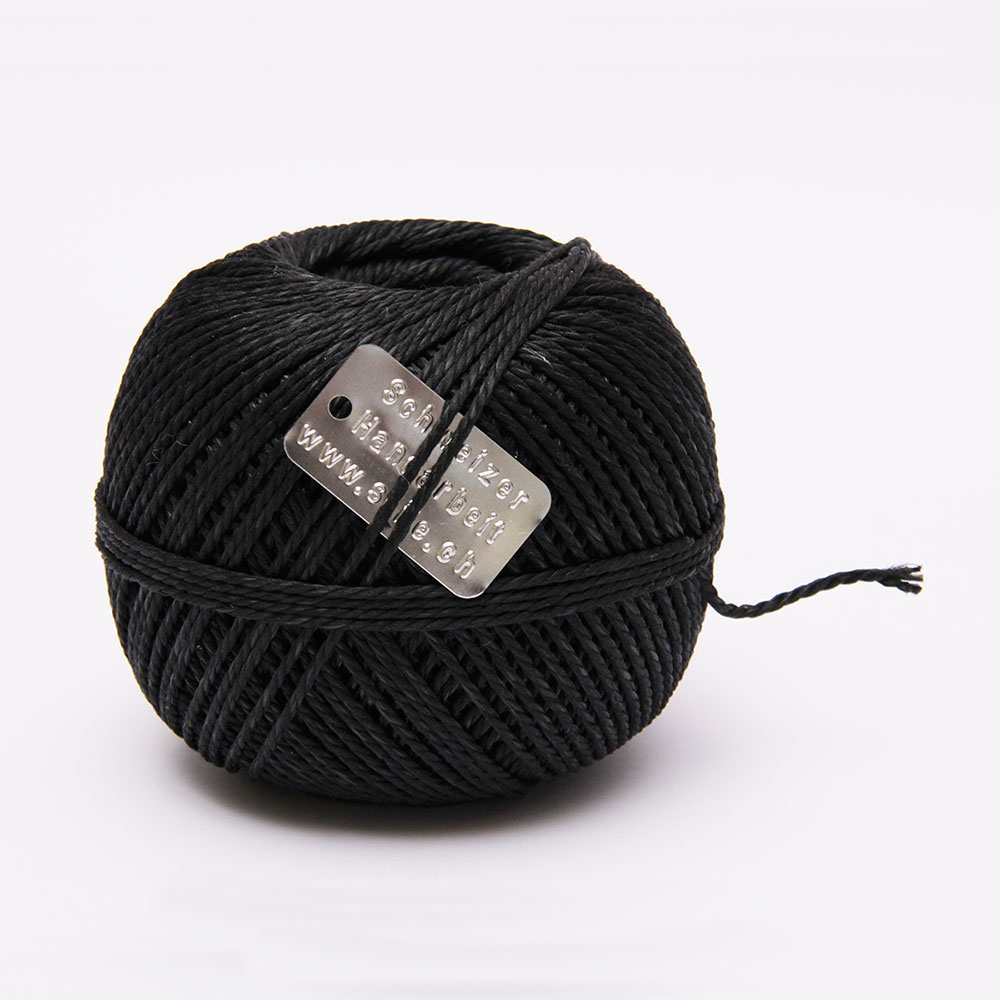 Recycling Schnur-Knäuel schwarz