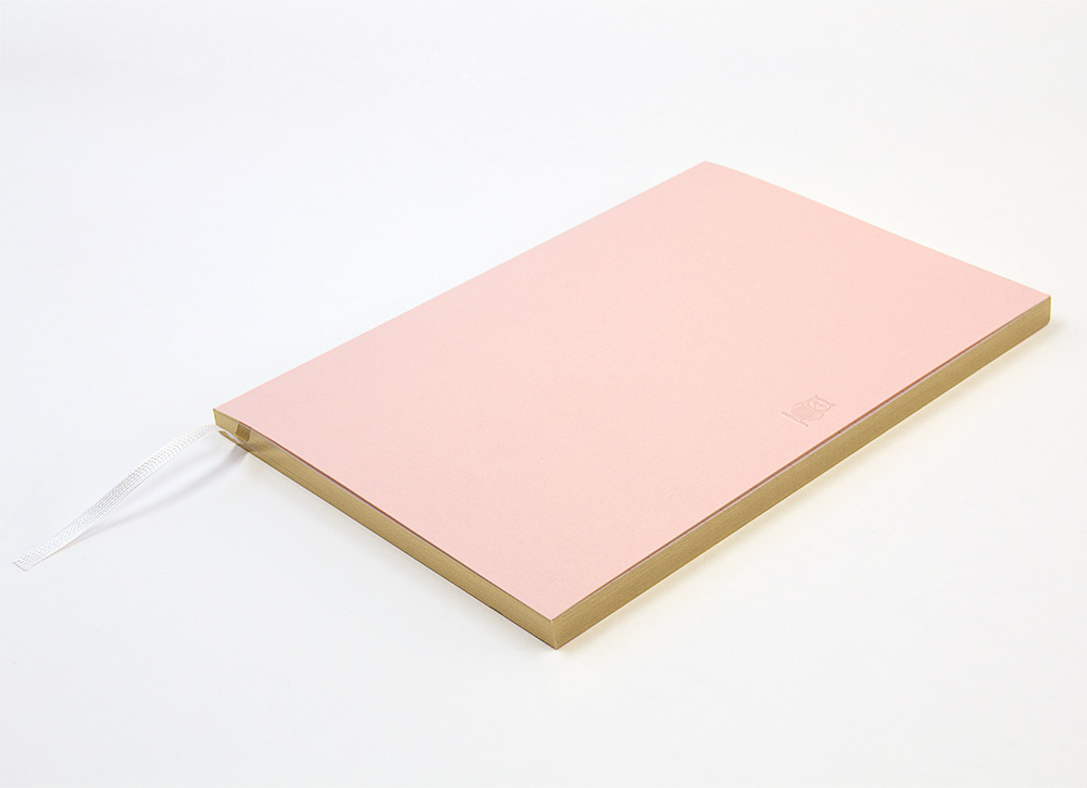 Notizbuch mit Farbschnitt Gold