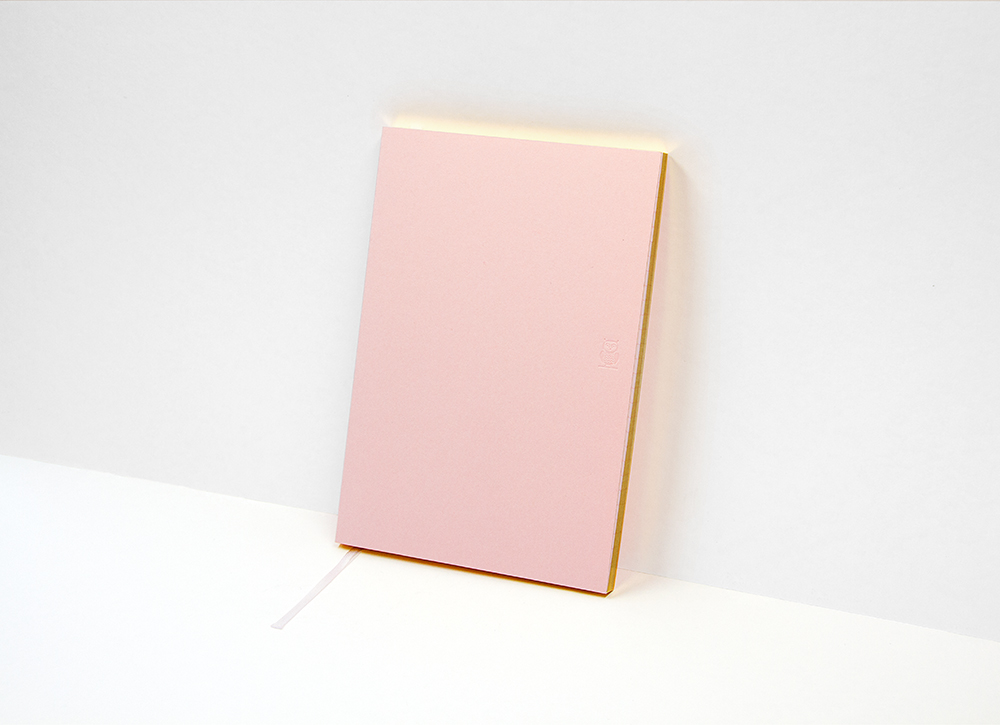 Notizbuch mit Farbschnitt Gold